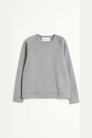 VALENTINO SUDADERA DE NEOPRENO CON CUELLO REDONDO Y EL VLOGO Hombre L