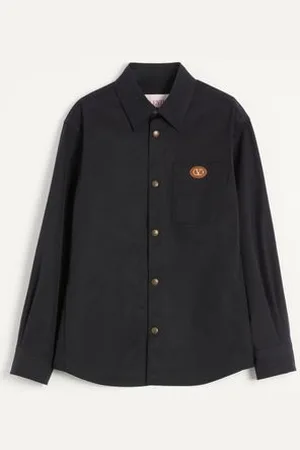 VALENTINO SOBRECAMISA DE NAILON CON DETALLE DE V ENGOMADA Hombre 44