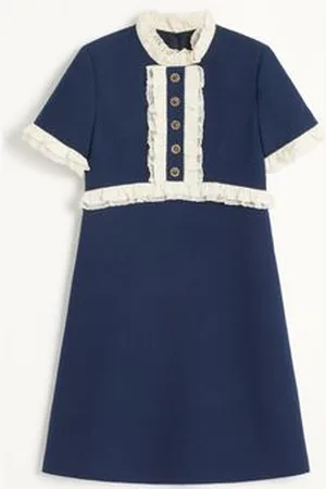 VALENTINO VESTIDO CORTO DE CREPE COUTURE Mujer 36