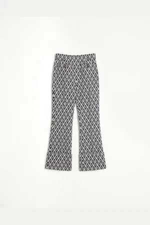VALENTINO PANTALÓN DE JACQUARD TOUTE LA V Mujer 36