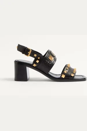 VALENTINO GARAVANI SANDALIA PLASTER CASTER DE CUERO DE BÚFALO CON TACÓN DE 60 MM Mujer 35