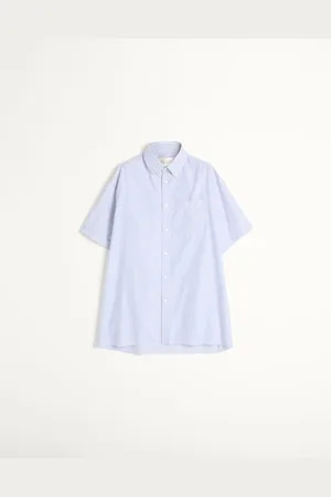 VALENTINO CAMISA MANGA CORTA DE ALGODÓN CON BORDADO DEL VLOGO Hombre 37
