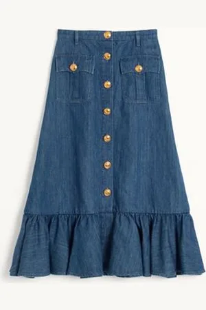VALENTINO FALDA DE MEZCLILLA LIVIANA Mujer 36