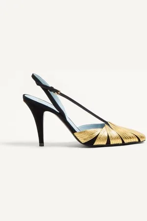 VALENTINO GARAVANI ZAPATOS DE TACÓN FOLIEFOLIAGE DE GAMUZA DE 90 MM Mujer 35.5