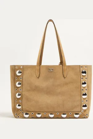 VALENTINO GARAVANI BOLSO DE COMPRAS GRANDE GARAVANI NELLCÔTE DE GAMUZA Hombre UNI