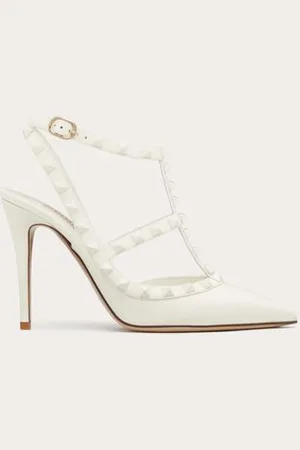 VALENTINO GARAVANI SALONES ROCKSTUD CON PULSERAS Y TACHUELAS A TONO 100 MM Mujer 36.5