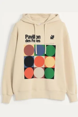 VALENTINO SUDADERA DE ALGODÓN CON CAPUCHA Y ESTAMPADO PAVILLON DES FOLIES Hombre L