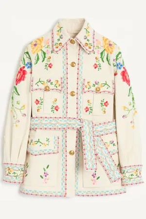 VALENTINO CHAQUETA BORDADA DE MEZCLILLA Mujer 38
