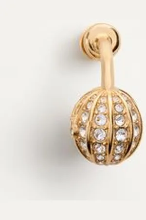 VALENTINO GARAVANI ARETE ÚNICO POETIQUE DES GOUTTES DE METAL, PERLAS Y CRISTALES SWAROVSKI® Mujer UNI