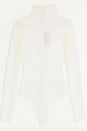 VALENTINO BODY DE ENCAJE REBRODÉ Mujer M