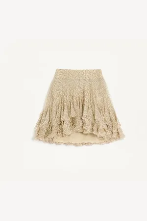 VALENTINO FALDA DE CHIFFON CON ESTAMPADO PLUSDEPOIS Mujer 36