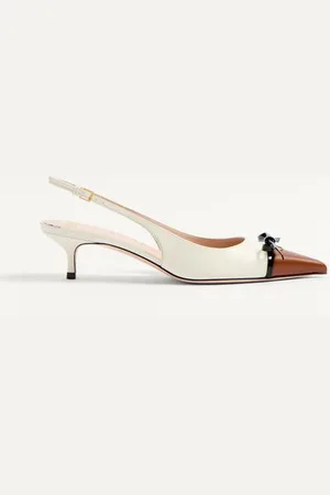VALENTINO GARAVANI ZAPATO BEPOINTY DE CABRITILLA CON CORREA TRASERA Y TACÓN DE 45 MM Mujer 37