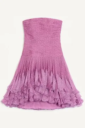 VALENTINO VESTIDO DE CHIFFON CON ESTAMPADO PLUSDEPOIS Mujer 40