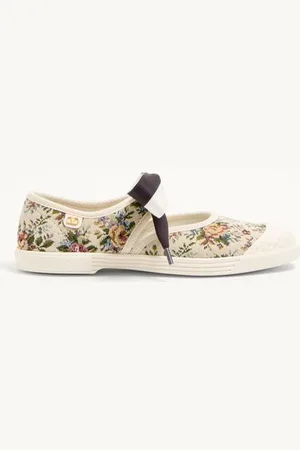 VALENTINO GARAVANI ZAPATILLAS BALLERINAS BAY BY BAY EN TELA JACQUARD PAPIER FLORAL Mujer 35.5