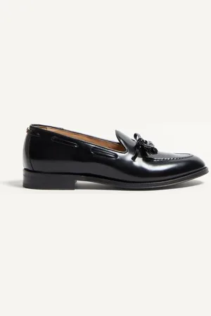 VALENTINO GARAVANI MOCASÍN BOWSHIRE DE CUERO BRILLOSO DE BECERRO Hombre 39