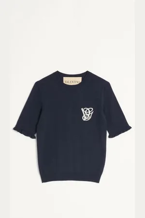 VALENTINO TOP DE LANA BORDADO Mujer L