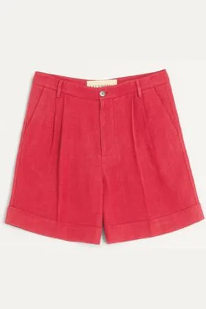 VALENTINO BERMUDA DE LINO CON DOBLADILLO Hombre 44