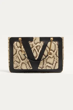 VALENTINO GARAVANI BOLSO DE COMPRAS MEDIANO GARAVANI VIVA SUPERSTAR DE PITÓN Mujer UNI