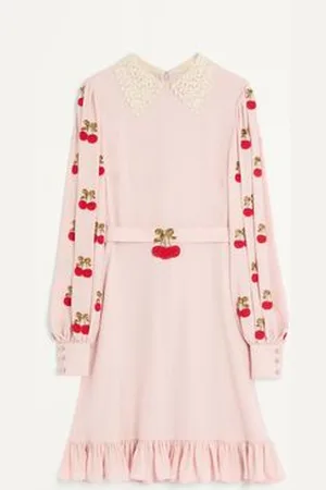 VALENTINO VESTIDO DE GEORGETTE BORDADO Mujer 36