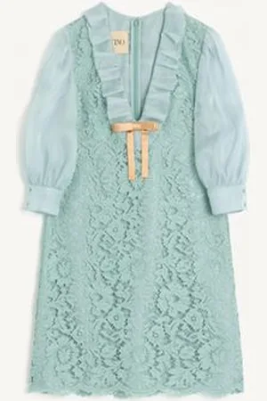 VALENTINO VESTIDO CORTO DE HEAVY LACE Mujer 36