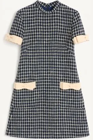 VALENTINO VESTIDO CORTO DE BOUCLÉ Mujer 36