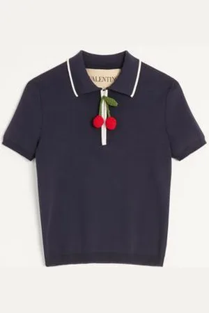 VALENTINO TOP DE ALGODÓN CHERRYFIC Mujer L