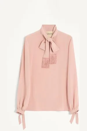 VALENTINO CAMISA DE CREPE DE CHINE Mujer 36