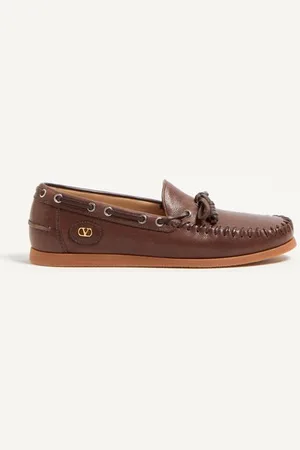 VALENTINO GARAVANI ZAPATO NÁUTICO PALM AVENUE DE CUERO DE BÚFALO Hombre 39