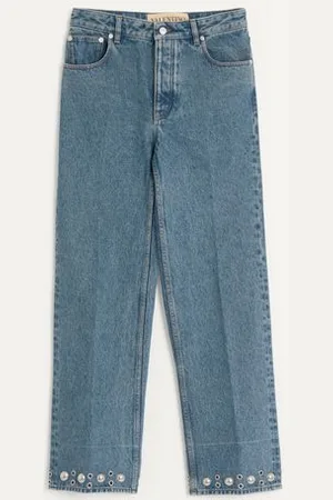 VALENTINO PANTALÓN DE MEZCLILLA CON CABUJONES Hombre 28