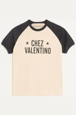 VALENTINO CAMISETA DE ALGODÓN CON ESTAMPADO CHEZ Hombre 3XL