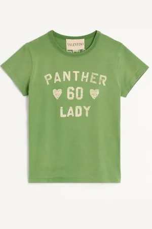 VALENTINO CAMISETA DE ALGODÓN CON ESTAMPADO Mujer L