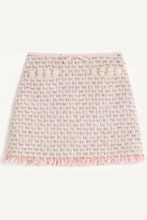 VALENTINO FALDA DE RIBBON TWEED Mujer 36