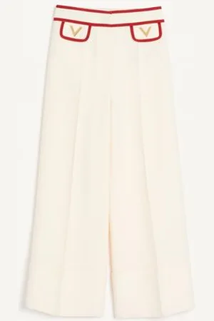 VALENTINO PANTALÓN DE CREPE COUTURE Mujer 36