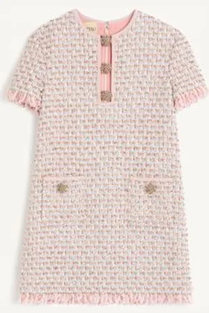 VALENTINO VESTIDO CORTO DE RIBBON TWEED BORDADO Mujer 36