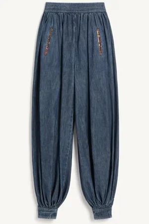 VALENTINO PANTALONES DE CHAMBRAY Mujer 36