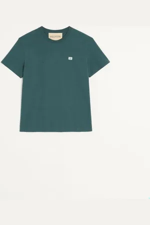 VALENTINO CAMISETA DE ALGODÓN CON PARCHE DEL VLOGO Hombre L