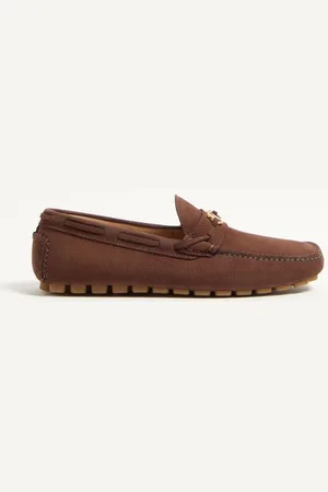 VALENTINO GARAVANI MOCASÍN DRIVER FASTAWAY DE GAMUZA DE VENADO Hombre 39