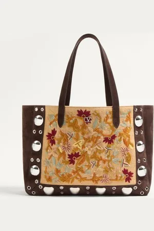 VALENTINO GARAVANI BOLSO DE COMPRAS MEDIANO GARAVANI NELLCÔTE BORDADO Mujer UNI