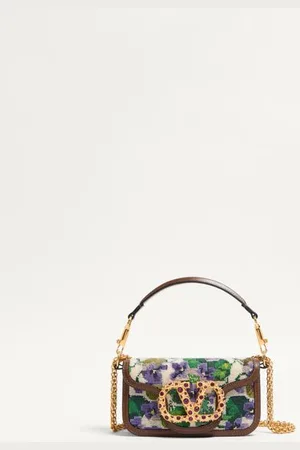 VALENTINO GARAVANI BOLSO DE HOMBRO PEQUEÑO GARAVANI LOCÒ BORDADO CON LOGOTIPO DE JOYERÍA Mujer UNI