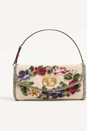 VALENTINO GARAVANI BOLSO DE HOMBRO PEQUEÑO GARAVANI VAIN SOFT BORDADO Mujer UNI