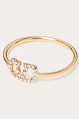 VALENTINO GARAVANI ANILLO DE METAL CON CRISTALES SWAROVSKI® Y CON EL VLOGO SIGNATURE Mujer 11