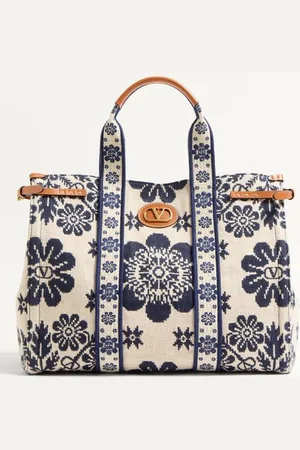 VALENTINO GARAVANI BOLSO DE MANO GARAVANI ANTIBES DE JACQUARD Mujer UNI