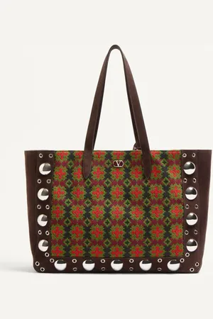 VALENTINO GARAVANI BOLSO DE COMPRAS GRANDE GARAVANI NELLCÔTE DE JACQUARD Hombre UNI
