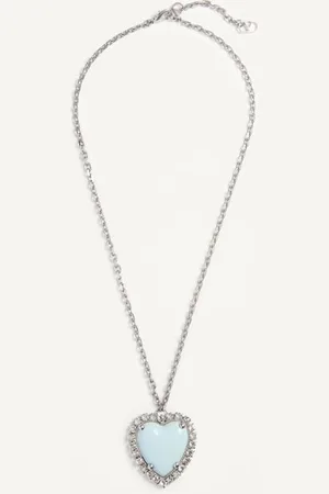 VALENTINO GARAVANI COLLAR COEUR HYPERBOLE DE METAL, RESINA Y CRISTALES SWAROVSKI® Mujer UNI