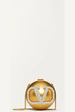 VALENTINO GARAVANI MINAUDIÈRE VLOGO SIGNATURE DE METAL Y CRISTALES SWAROVSKI® Mujer UNI