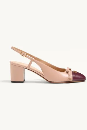 VALENTINO GARAVANI ZAPATO VALET DU ROI DE CABRITILLA CON CORREA TRASERA Y TACÓN DE 60MMM Mujer 35.5