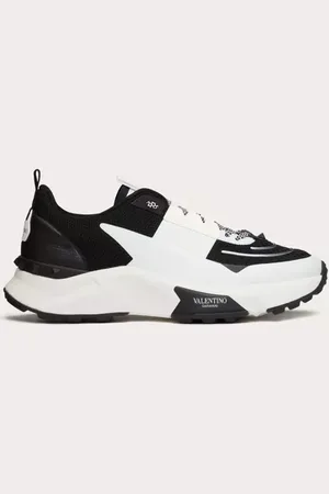 VALENTINO GARAVANI ZAPATILLA TRUE ACT DE CAÑA BAJA HECHA DE MALLA Y TEJIDO ENGOMADO Hombre 39.5