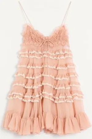 VALENTINO VESTIDO CORTO DE CHIFFON Mujer 36