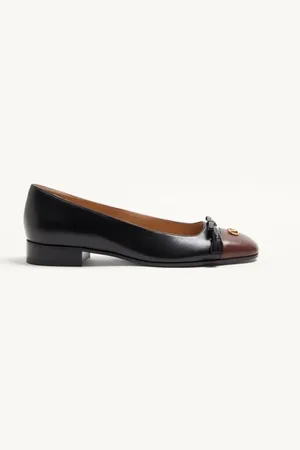 VALENTINO GARAVANI BALLERINA VALET DU ROI DE CABRITILLA CON TACÓN DE 25 MM Mujer 35.5