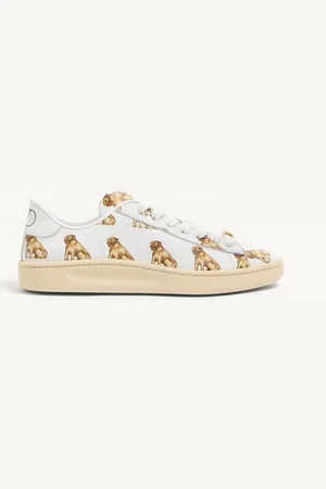 VALENTINO GARAVANI ZAPATILLA ROYCO DE CUERO NAPA DE BECERRO CON MOTIVO PETIT CHARLES Mujer 35.5